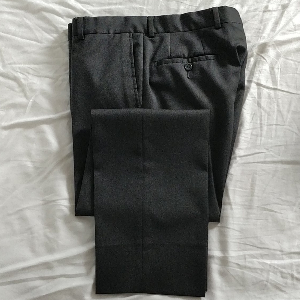 Nordstrom Men Shop Gabardine Dress Pants - Size 32